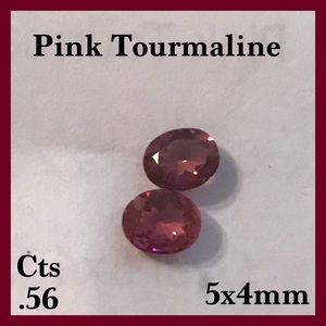 Pink Touraline (2) Gemstones